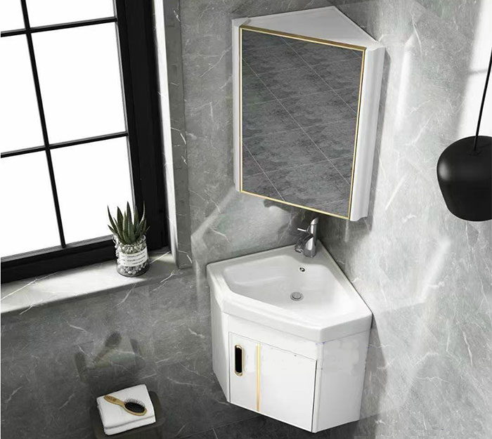 ưu điểm của hệ tủ lavabo góc