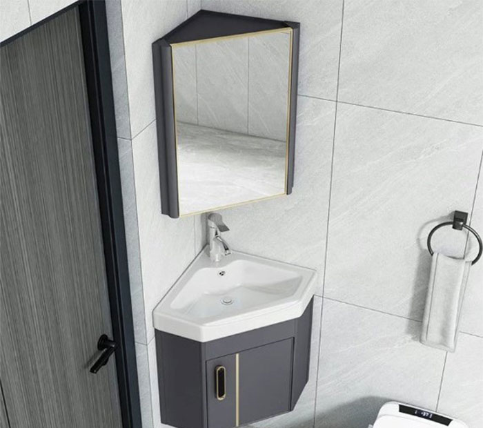 ưu điểm của hệ tủ lavabo góc