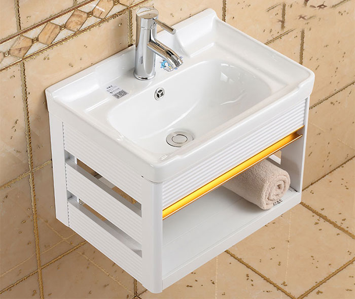 Tủ chậu lavabo PVC mini: Giải pháp hoàn hảo cho không gian nhỏ