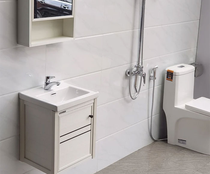 Tủ chậu lavabo PVC mini: Giải pháp hoàn hảo cho không gian nhỏ