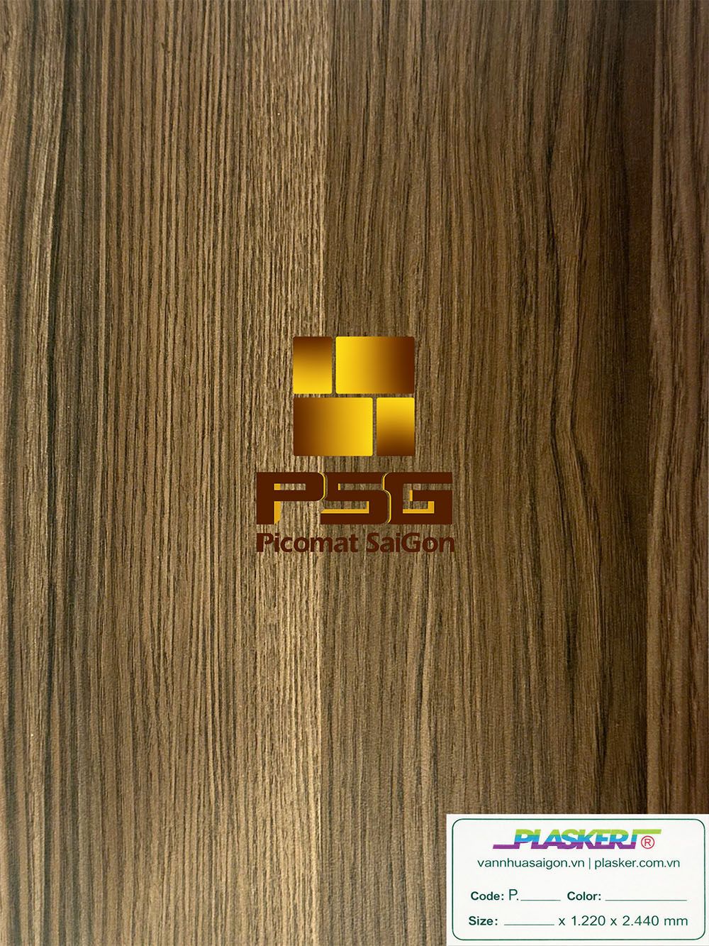 Tấm Nhựa PVC Plasker Phủ Laminate mã màu PL7591 2 Tấm Nhựa PVC Plasker Phủ Laminate mã màu PL7591 - Ảnh 2